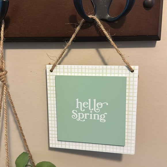 Hello Spring Sign & Mini Planter - Picture 2 of 3